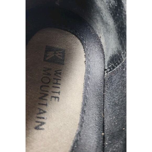 White Mountain Women's 10 M Shoe Whimsigoth Comfort Slip On Low Wedge Bronze - Picture 14 of 16